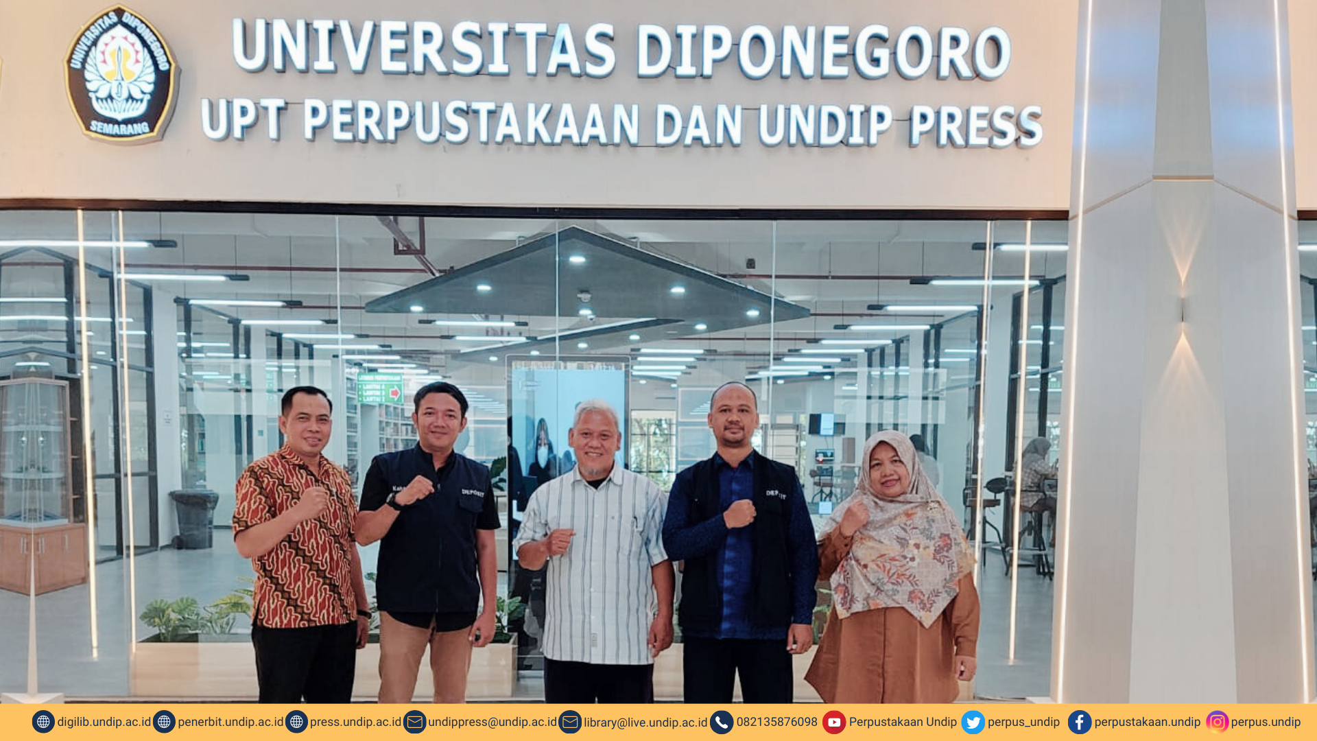 Kunjungan dari Dinas Perpustakaan dan Kearsipan Provinsi Banten